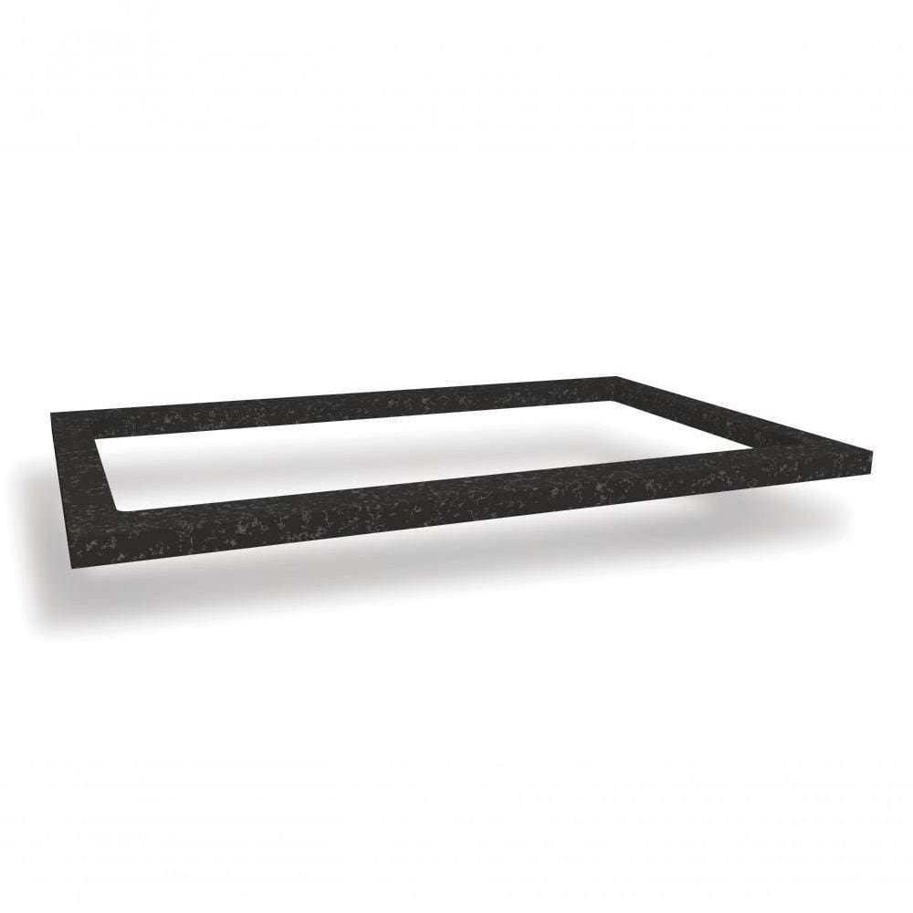 Tampo De Balcão Para Cooktop Preto Brilho 80cm X 52cm