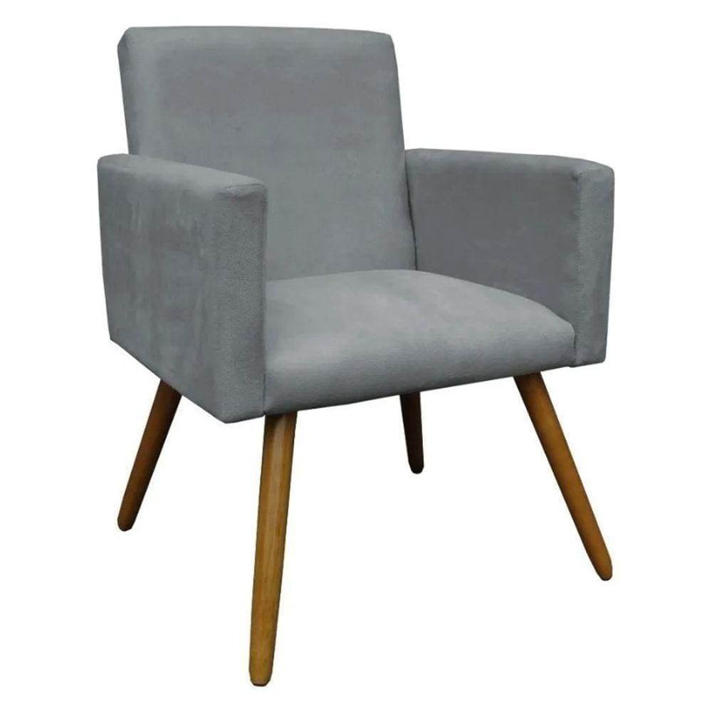 Poltrona Nina Ester Penteadeira Grafite