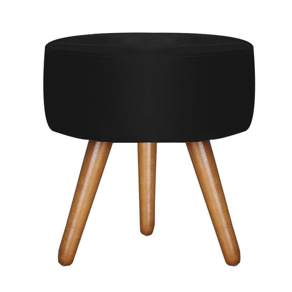 Puff Bali Suede Preto