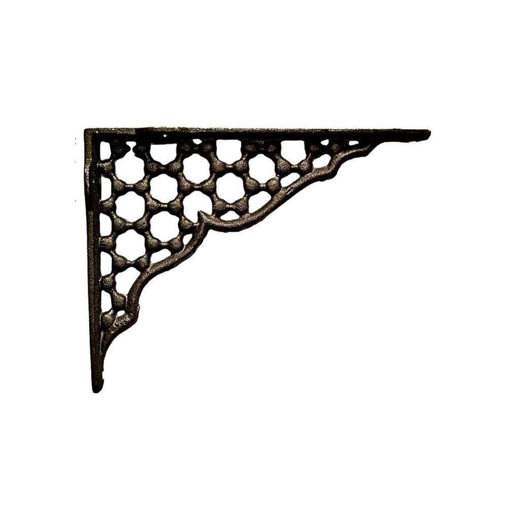 Cantoneira Mão Francesa Hera Em Ferro Fundido N08 27X20,5Cm