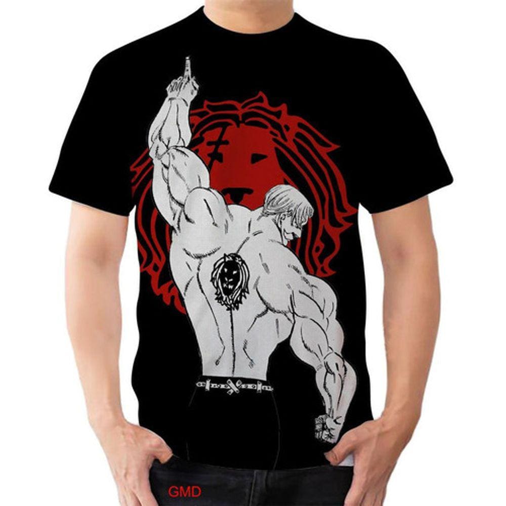 Camiseta Camisa Escanor Anime Nanatsu No Taizai