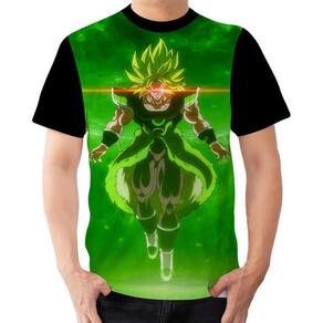 Camiseta Blusa Anime Dragon Ball Super Goku Filme Broly