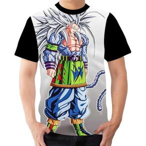 Camiseta Camisa Dragon Ball Cabelo Goku Minimalista Super Z