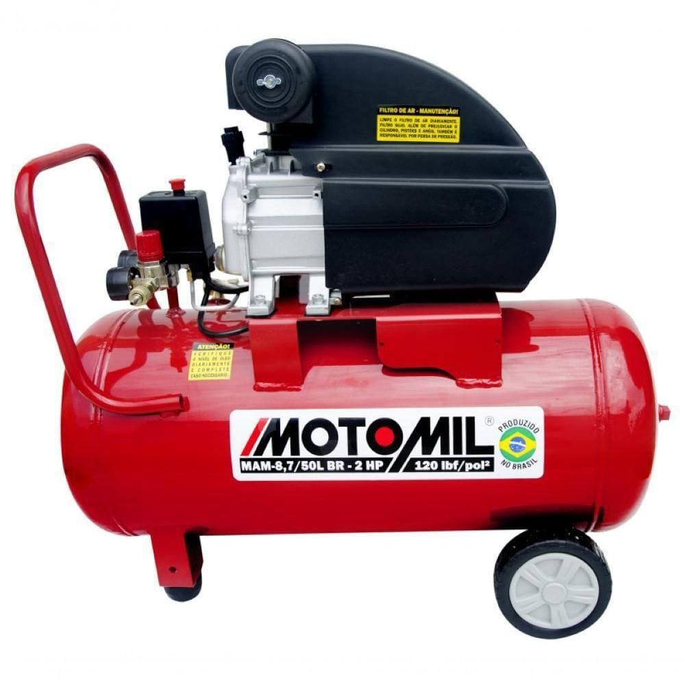 Motocompressor 120Lbs 2Hp 220V Nacional Mam-8,7/50Br Motomil