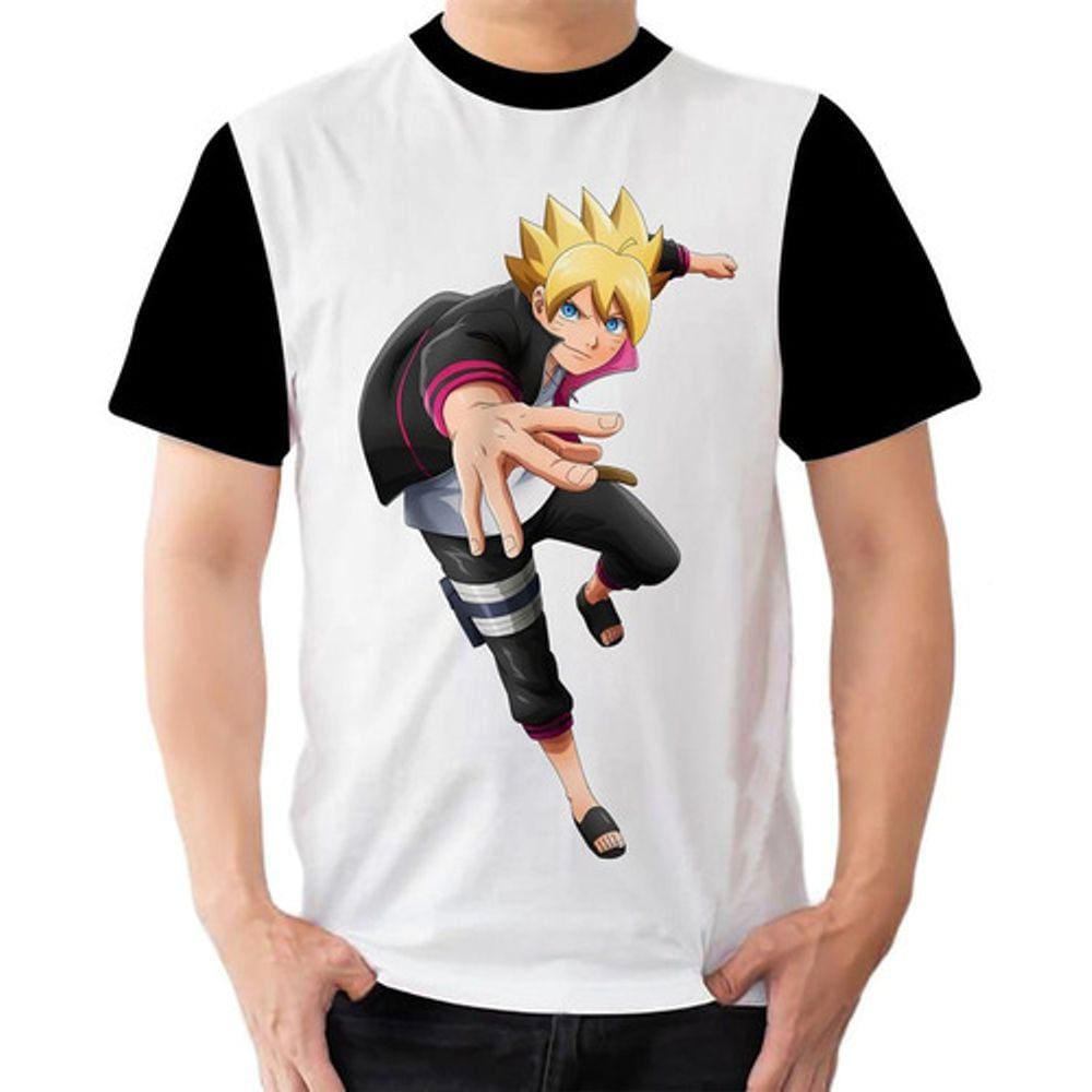 Camiseta Camisa Personalizada Anime Boruto Naruto 8