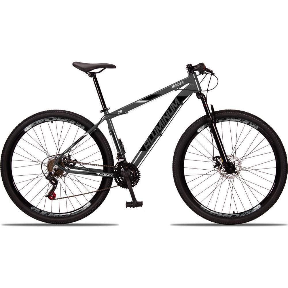 Bicicleta 29 Aluminum Raider Grafite+preto