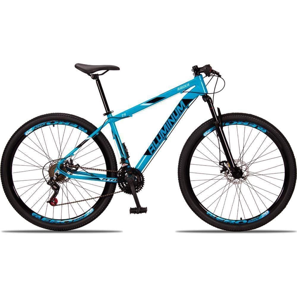 Bicicleta 29 Aluminum Raider Azul+preto
