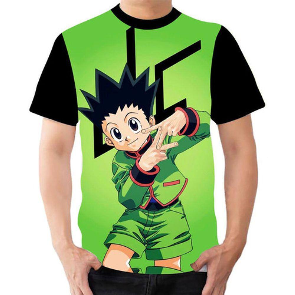 HUNTER X HUNTER ANIME - CAMISETA UNISSEX E BABY LOOK 100% POLIÉSTER