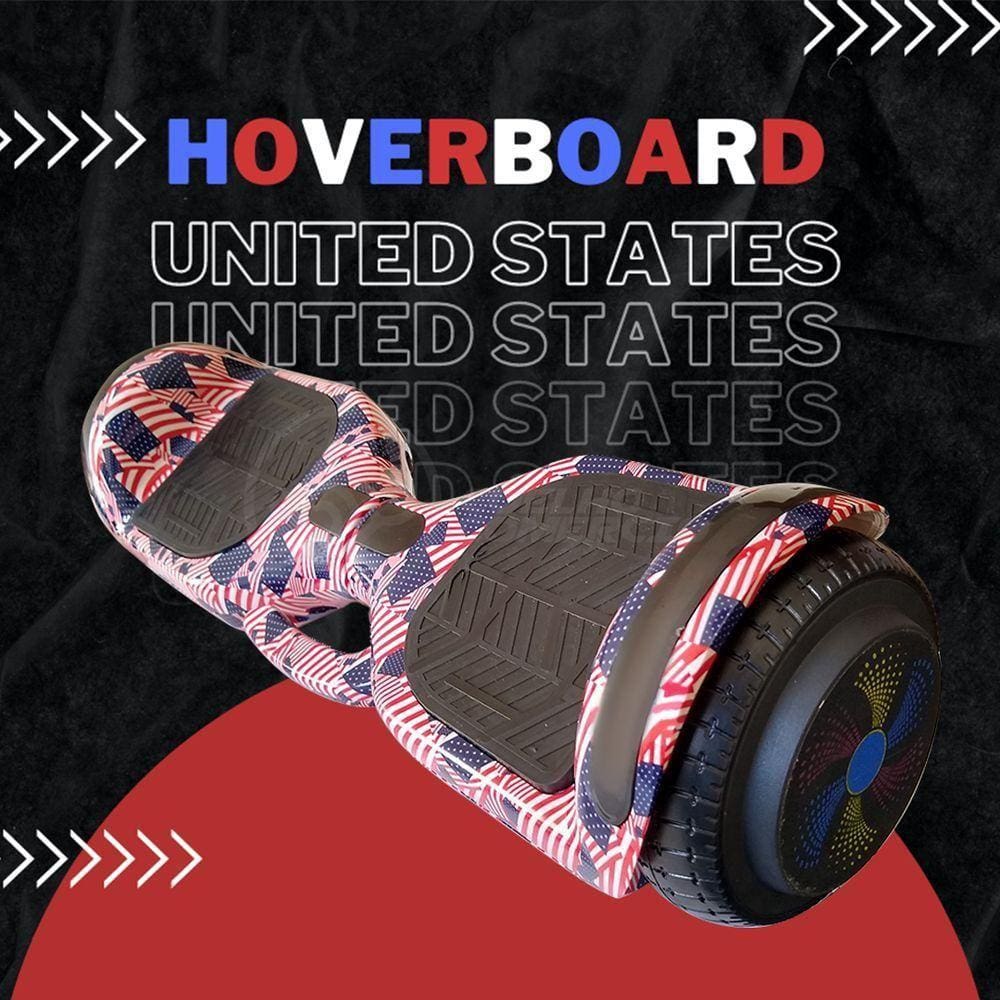 Hoverboard Esporte Skate Elétrico Adesivo America - Usa