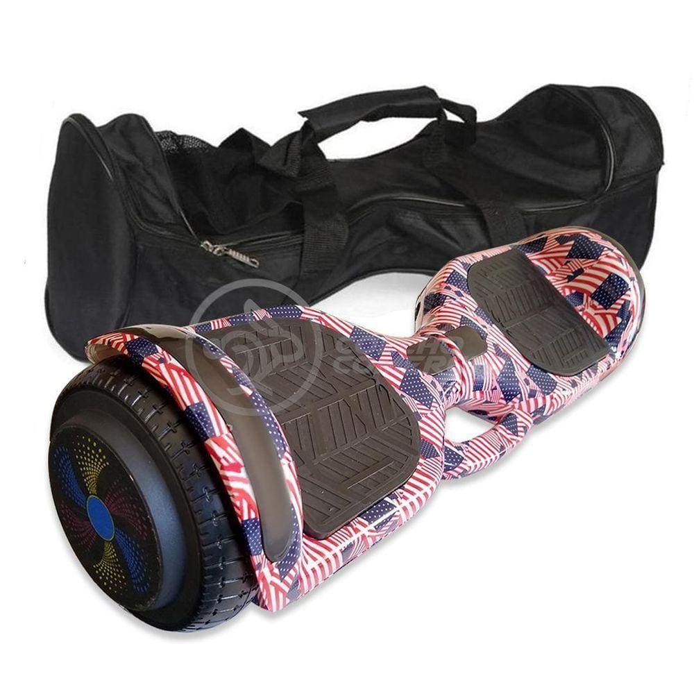 Hoverboard Infantil Skate Elétrico Adesivo America Usa