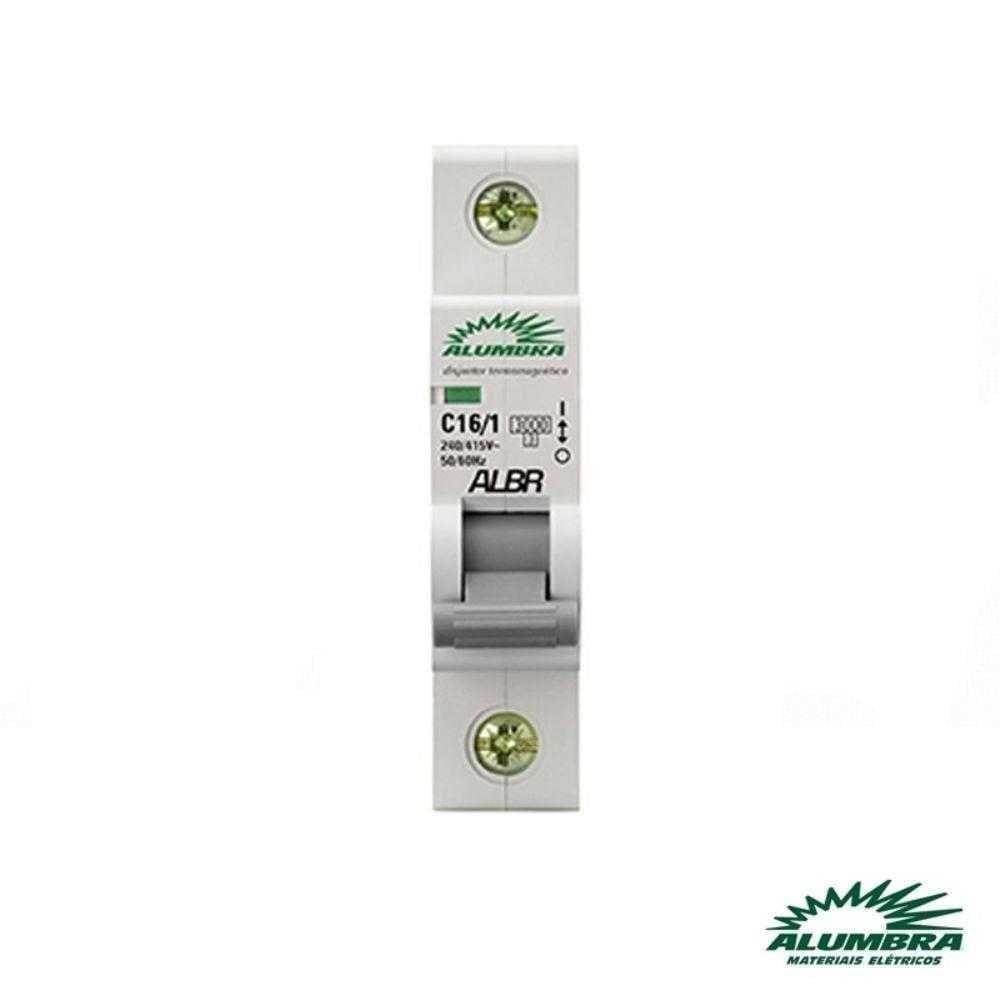 Disjuntor Din Alumbra Unipolar C16/1 240/415v