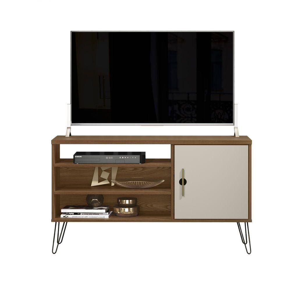 Rack Para Tv Até 50`` Paraty Freijó / Off White