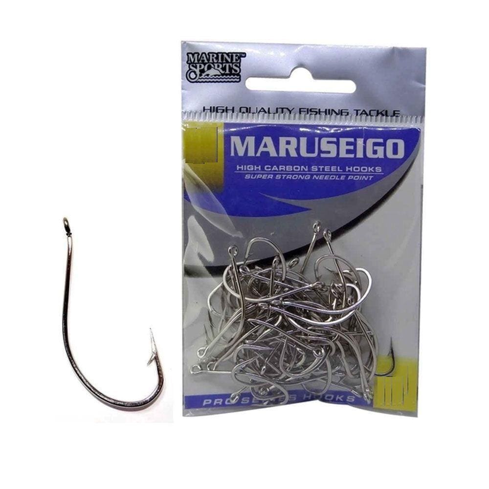 Anzol Maruseigo Nickel Prateado Marine Sports N08 C/50