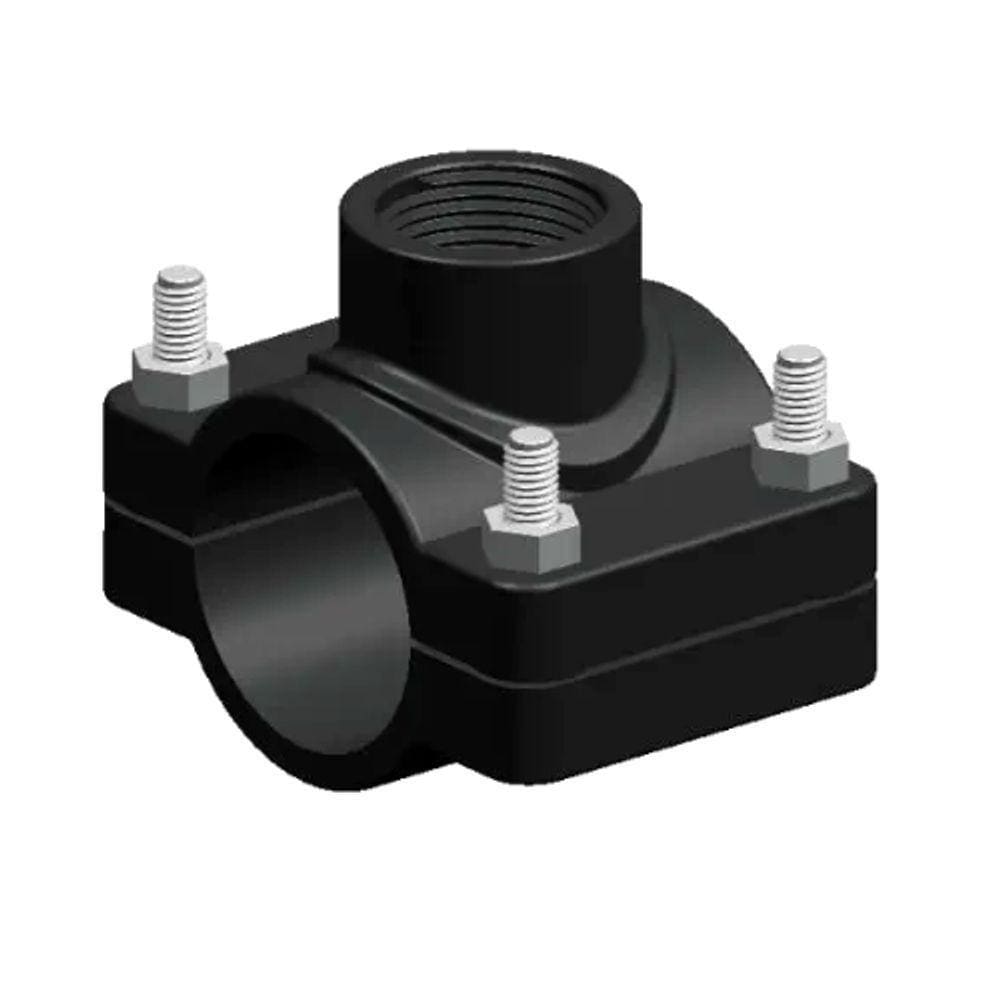 Colar De Tomada 75 X1.1/2" Para Tubo Polietileno ( 2 Pçs) -