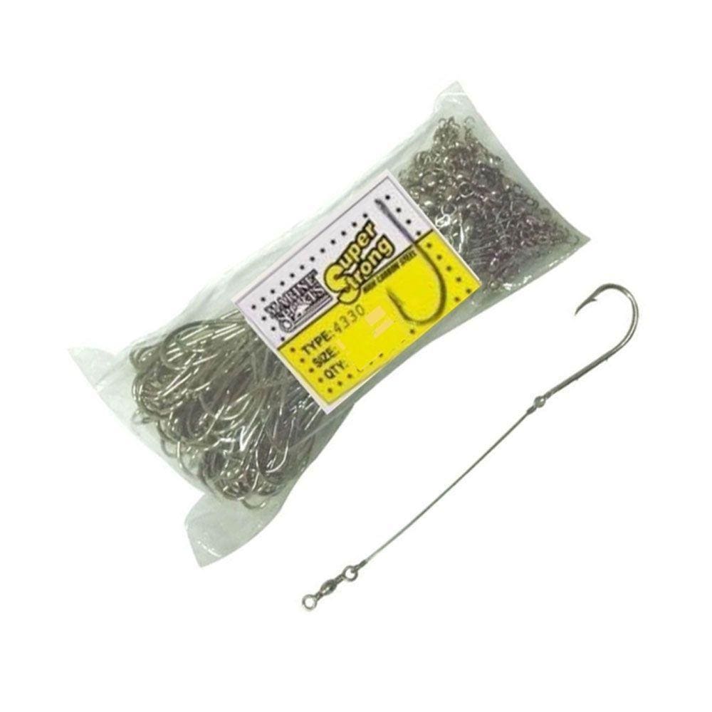 Anzol Encastoado Pesca 4/0 Marine Sports 4330 - 10un