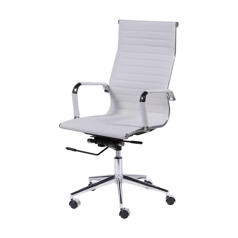 Cadeira Presidente Giratória Eames Branca