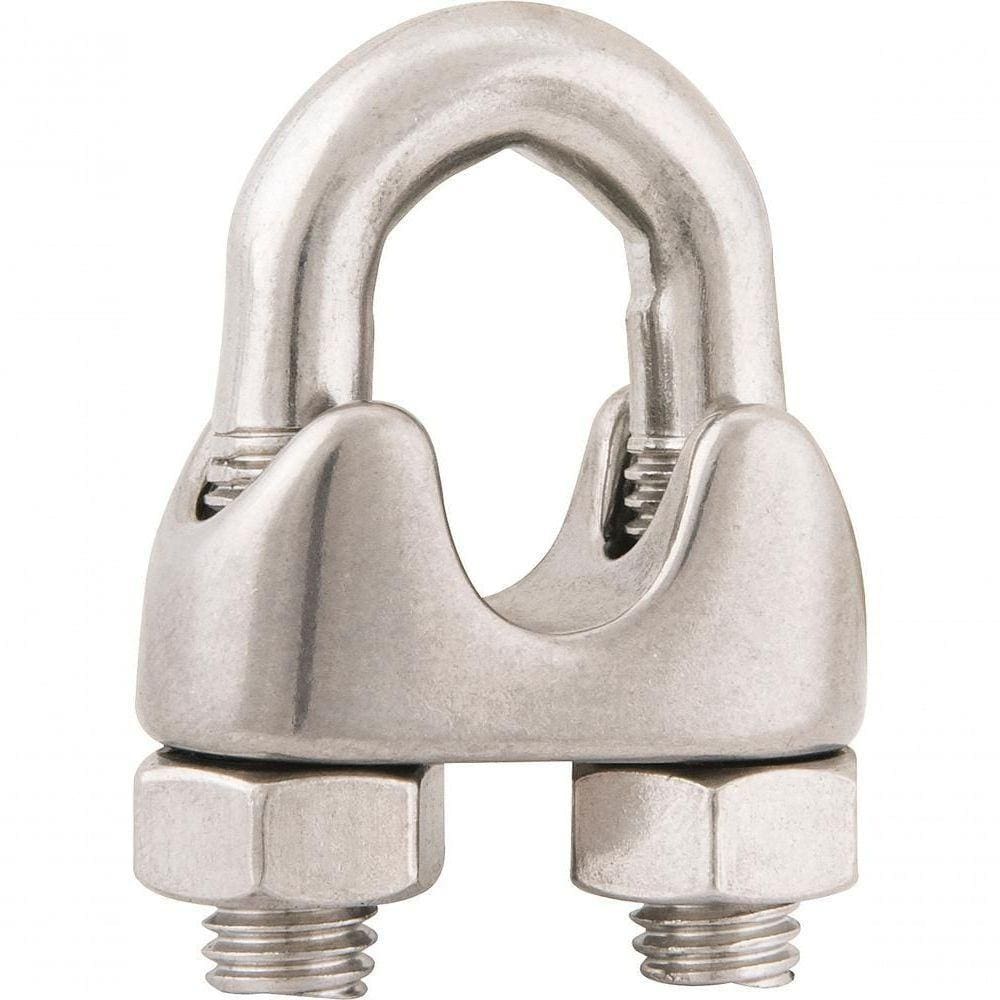 Clips Para Cabo De Aço 1/8" Leve Inox