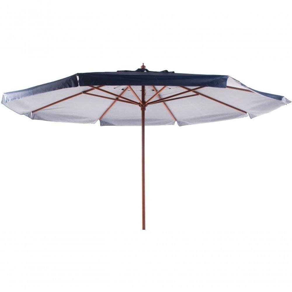Ombrellone Oversize Madeira Pvc 4,00 Metros Azul Bel Lazer
