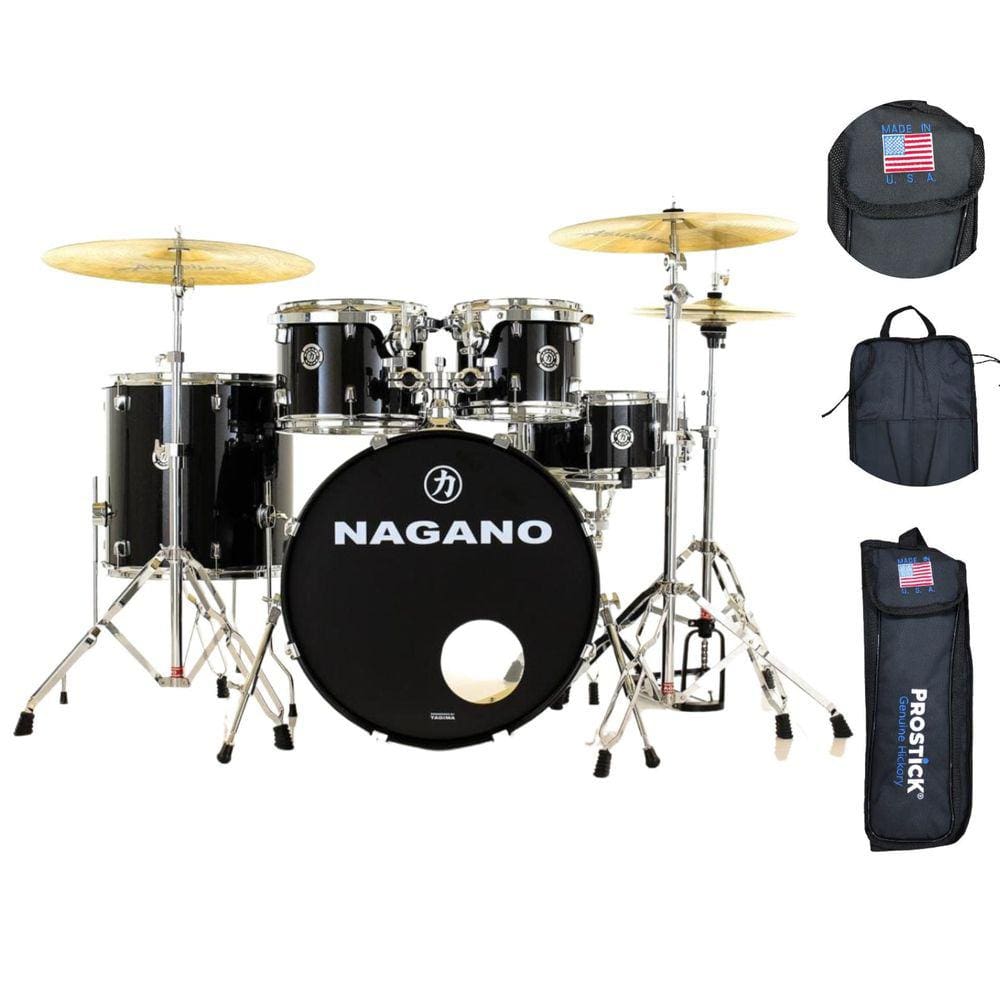 Bateria Nagano Garage Rock 22 Ebs + Bag Baqueta