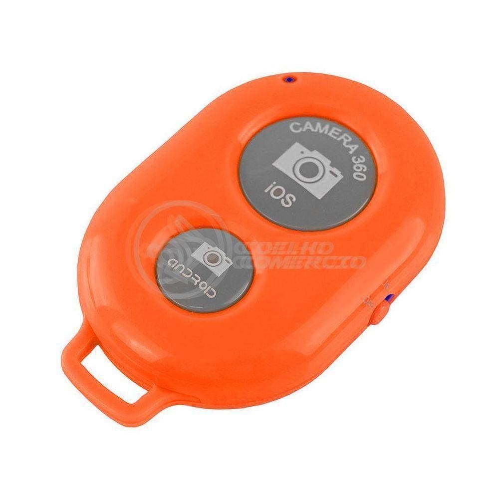 Controle Remoto Disparador Fotos Bluetooth Selfie Vermelho