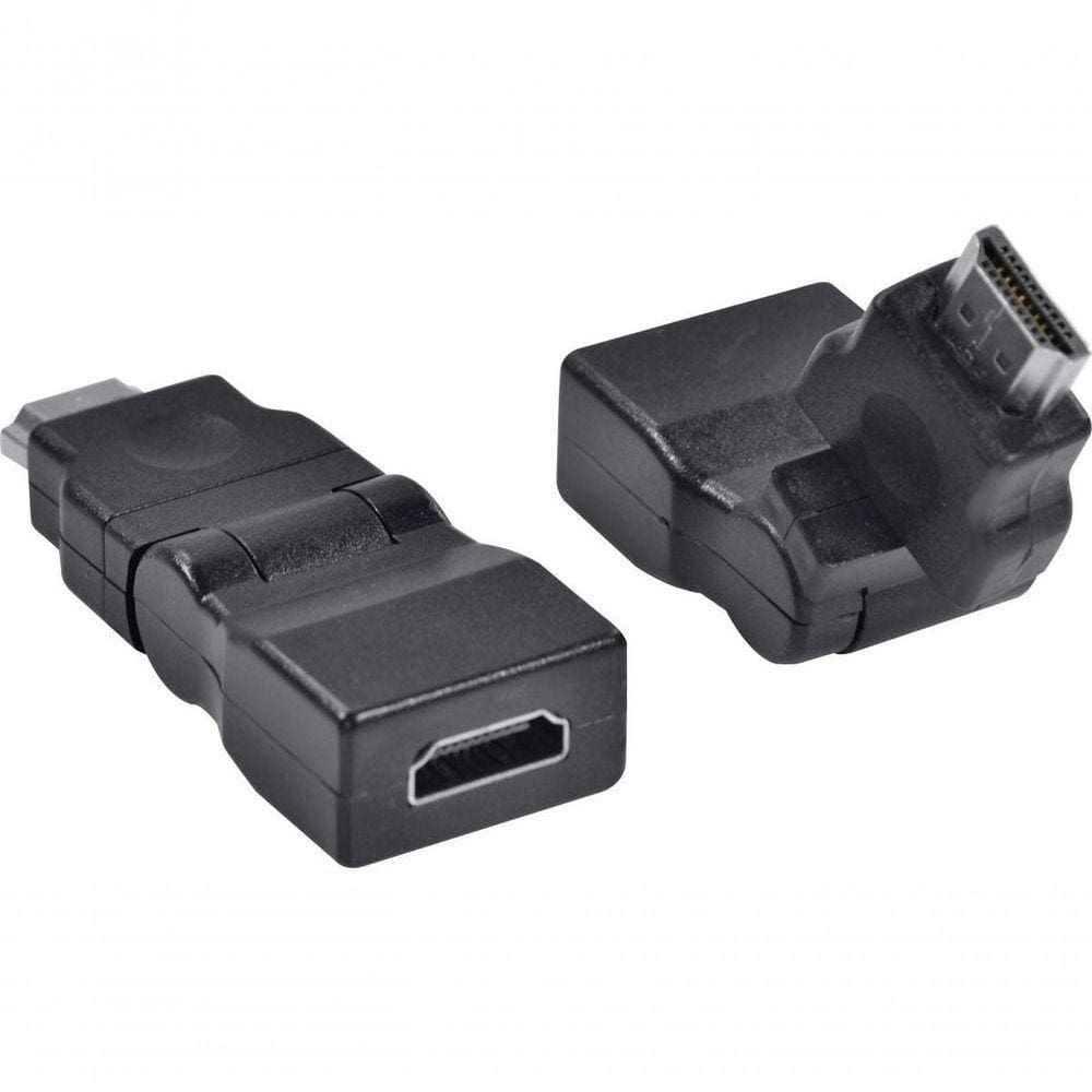 Adaptador Hdmi Femea X Hdmi Macho 360º Ahhf-A360 - Pc / 5