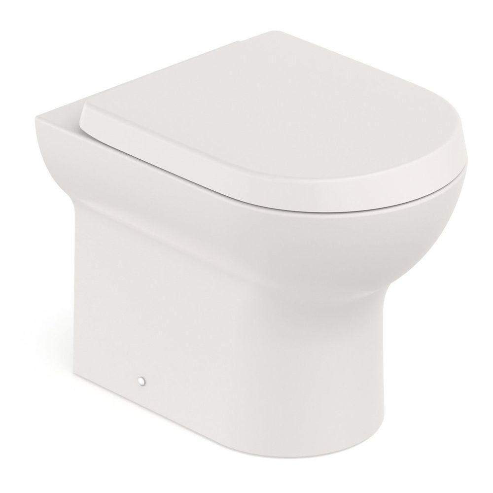 Kit Vaso Sanitário Convencional com Assento Termofixo Queda Amortecida Nexo Roca Bege Fosco