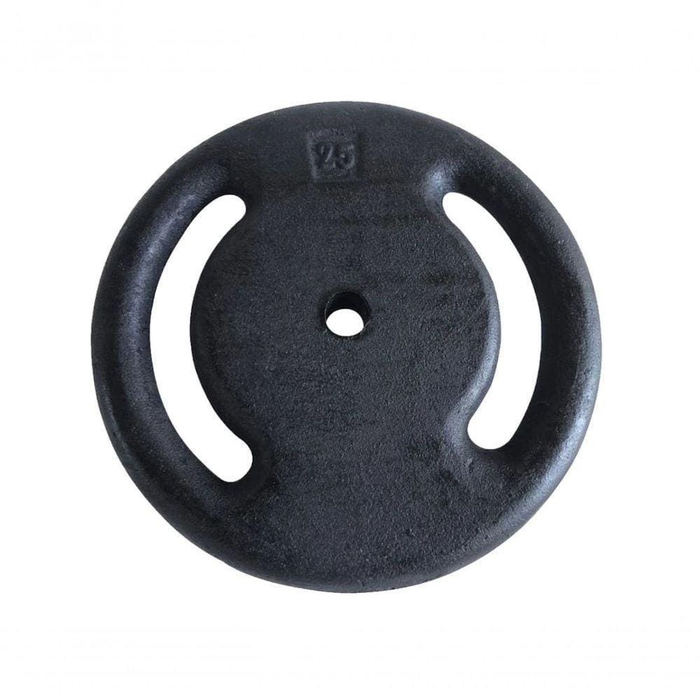 Anilha Ferro Fundido Pintada Academia 25 Kg