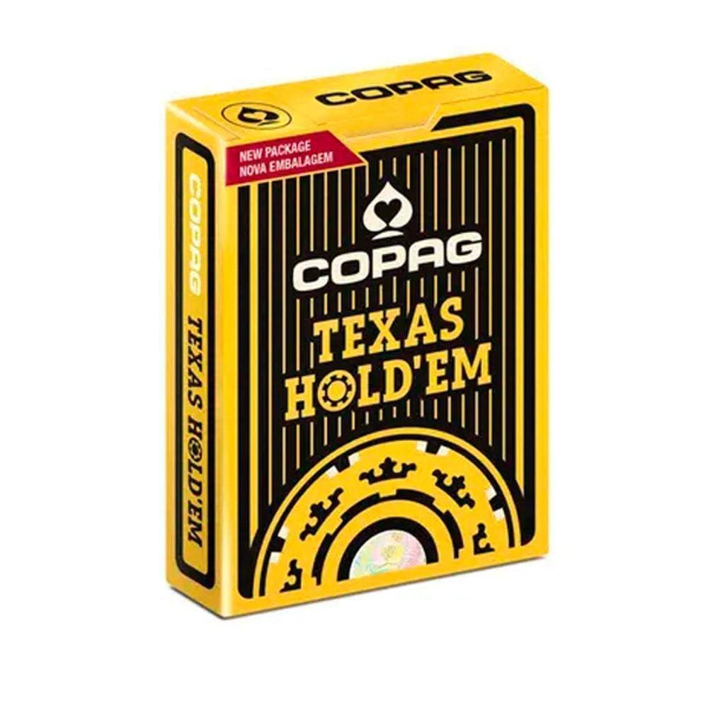 Baralho 100% Plástico Texas Holdem - Copag