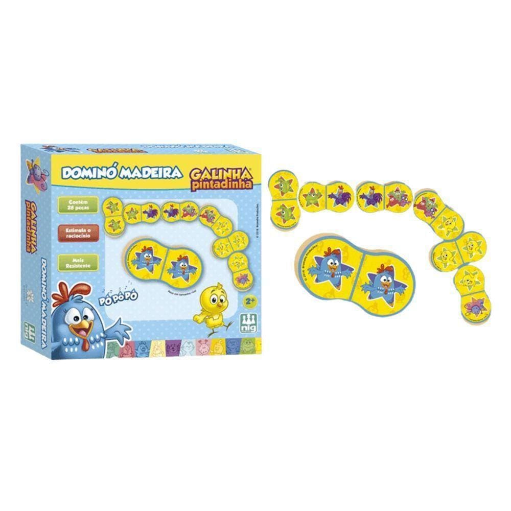 Brinquedo Infantil Tapa Na Mesa Galinha Pintadinha Nig - N/A