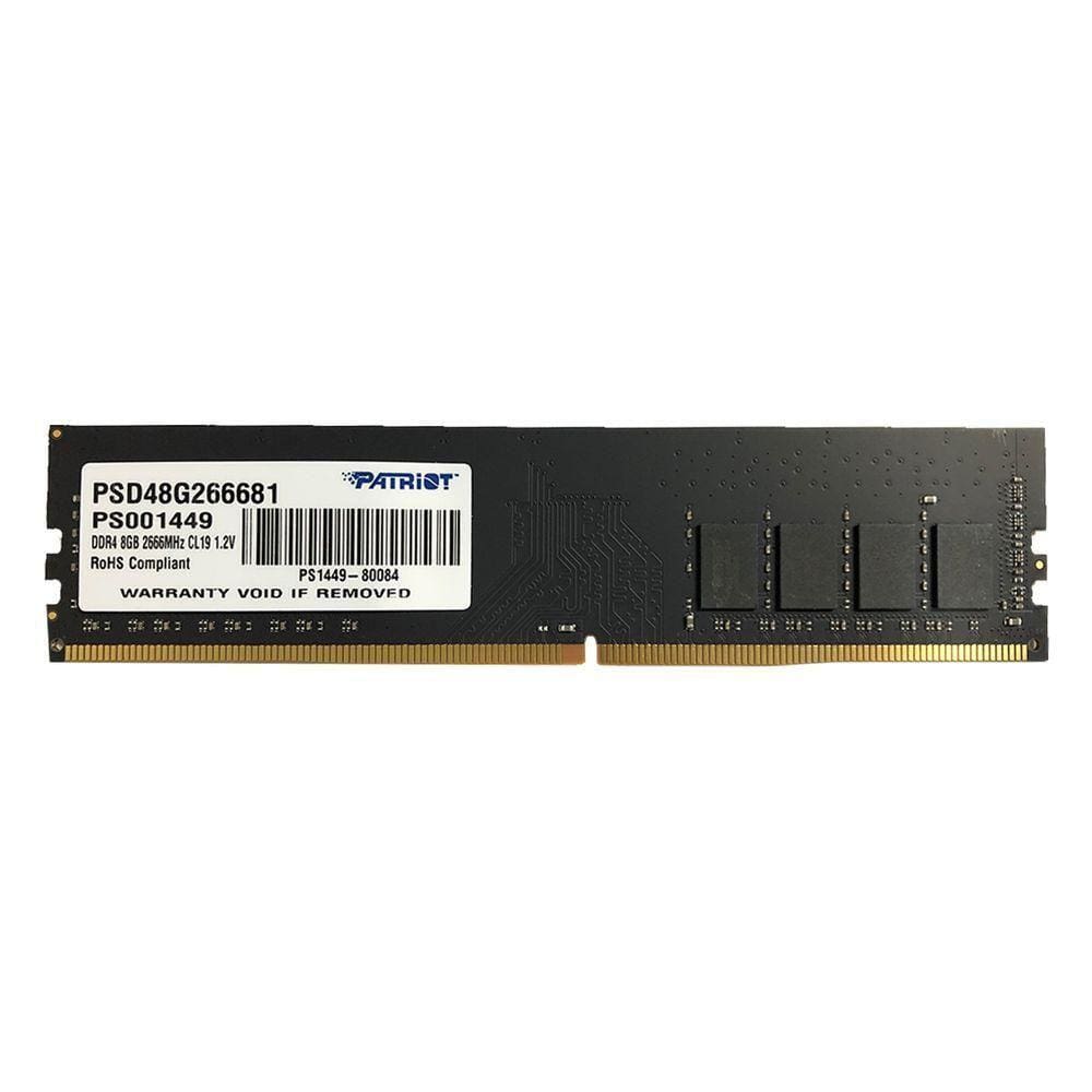 Memória Patriot Signature Line 8Gb Ddr4 2666Mhz Cl19 1.2V