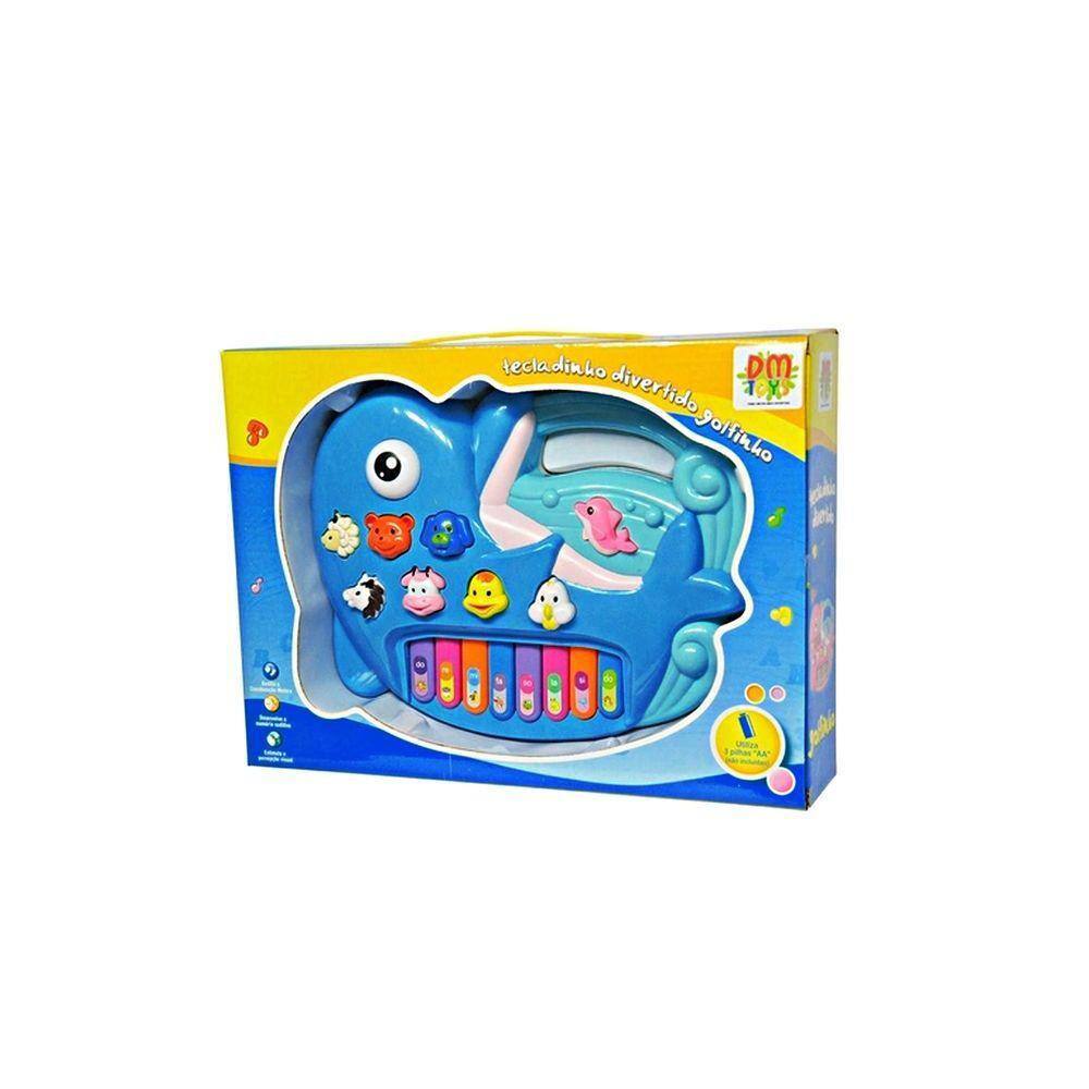 Pianinho Bebe Brinquedo Infantil Educativo Piano Tambor Musical - Ri Happy