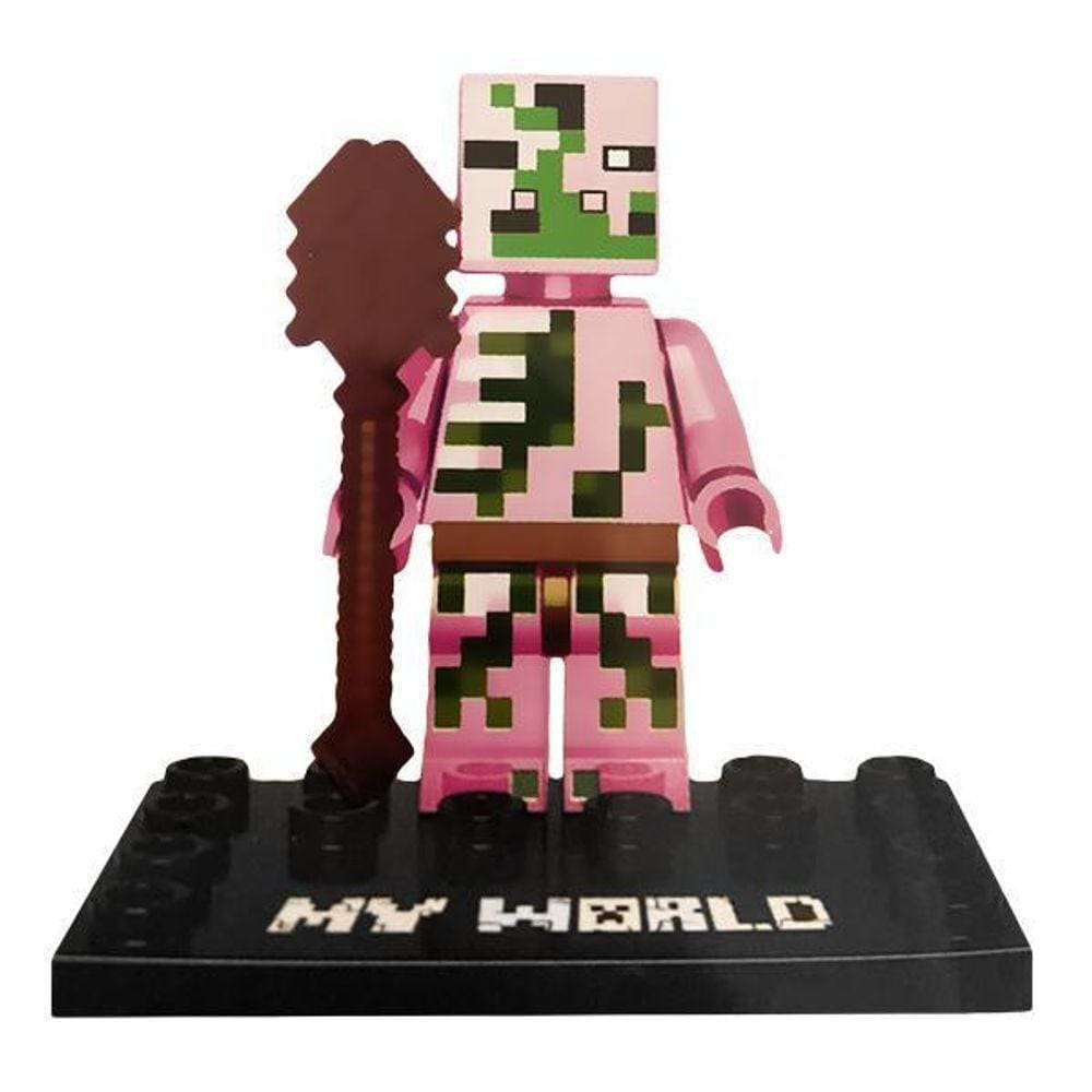 Brinquedo Boneco Minecraft My World Compatível Lego - Hunter