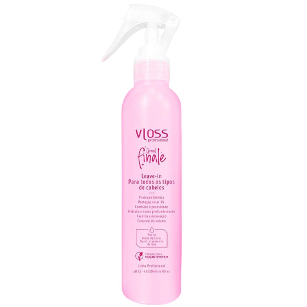 Vloss Grand Finale Leave in Para Todos Os Tipos De Cabelos 200ml