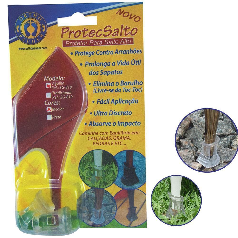 Protetor Para Salto Alto Agulha Sg-818 Orthopauher Incolor