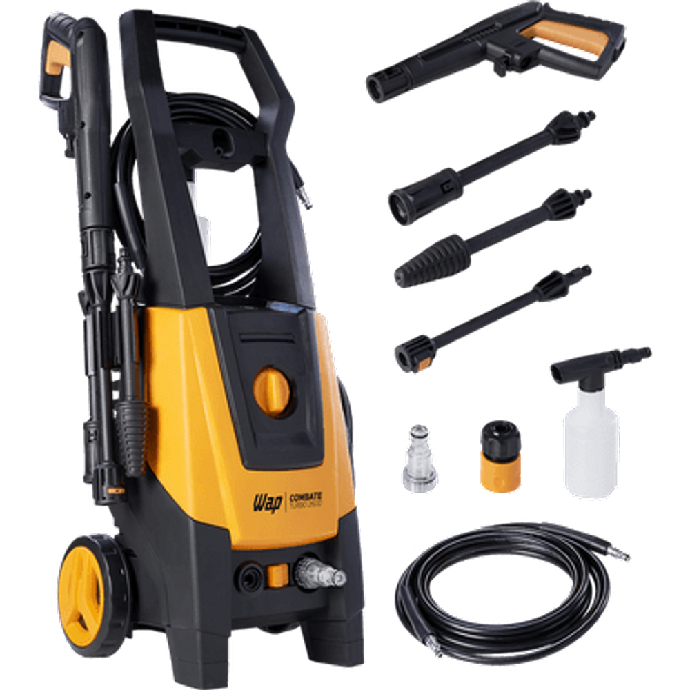 Lavadora de Alta Pressão WAP Combate Turbo 2600 Bico Regulável 220V
