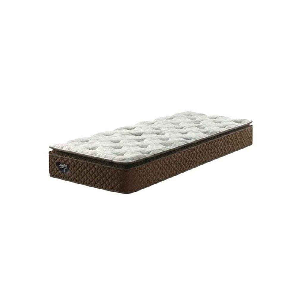 Colchão Solteiro 28x88x188cm Molas Ensacadas Wide Comfy Ecoflex Marrom
