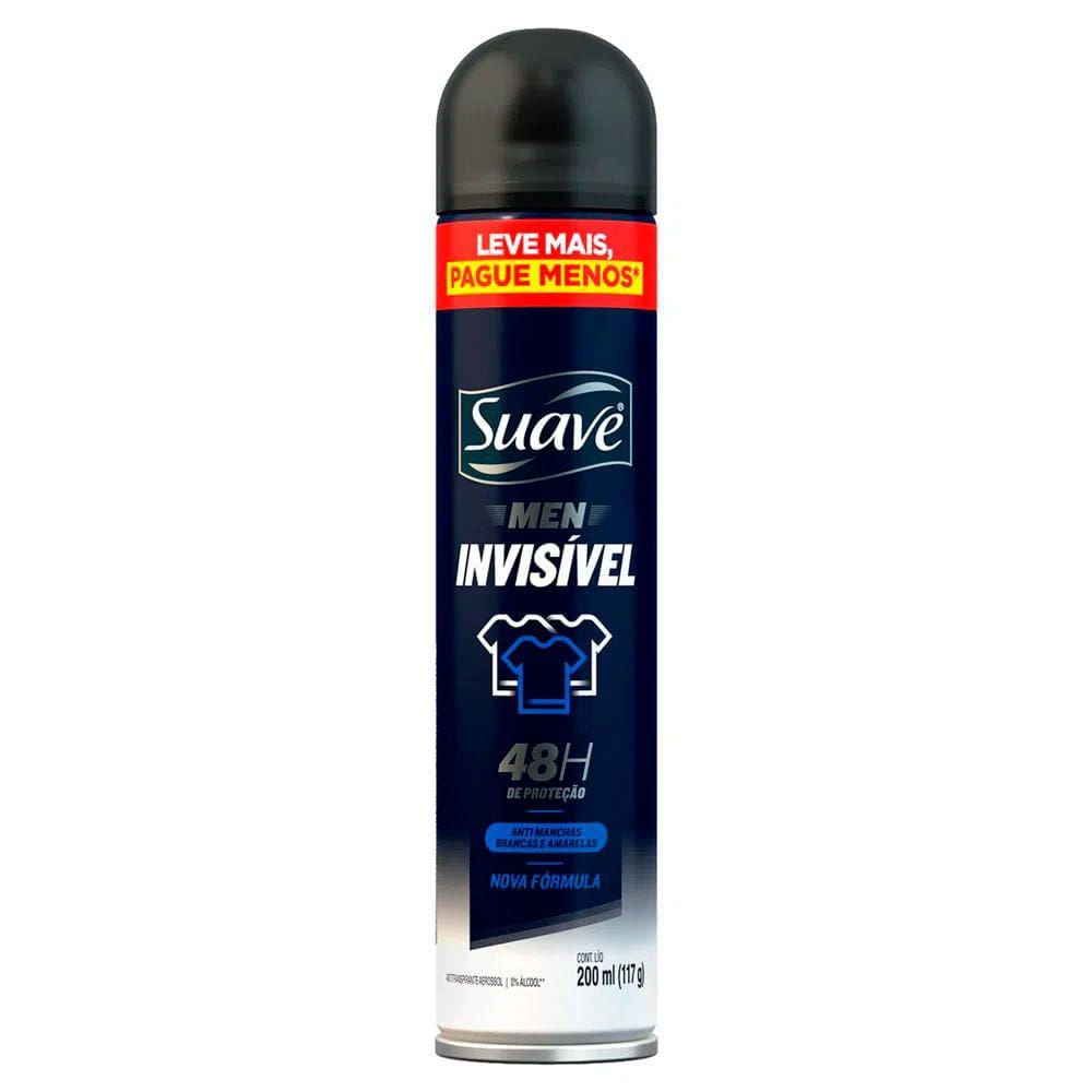 Desodorante Antitranspirante Suave Invisible 200ml