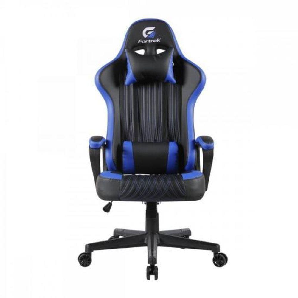 Cadeira Gamer Vickers Preta/Azul Fortrek
