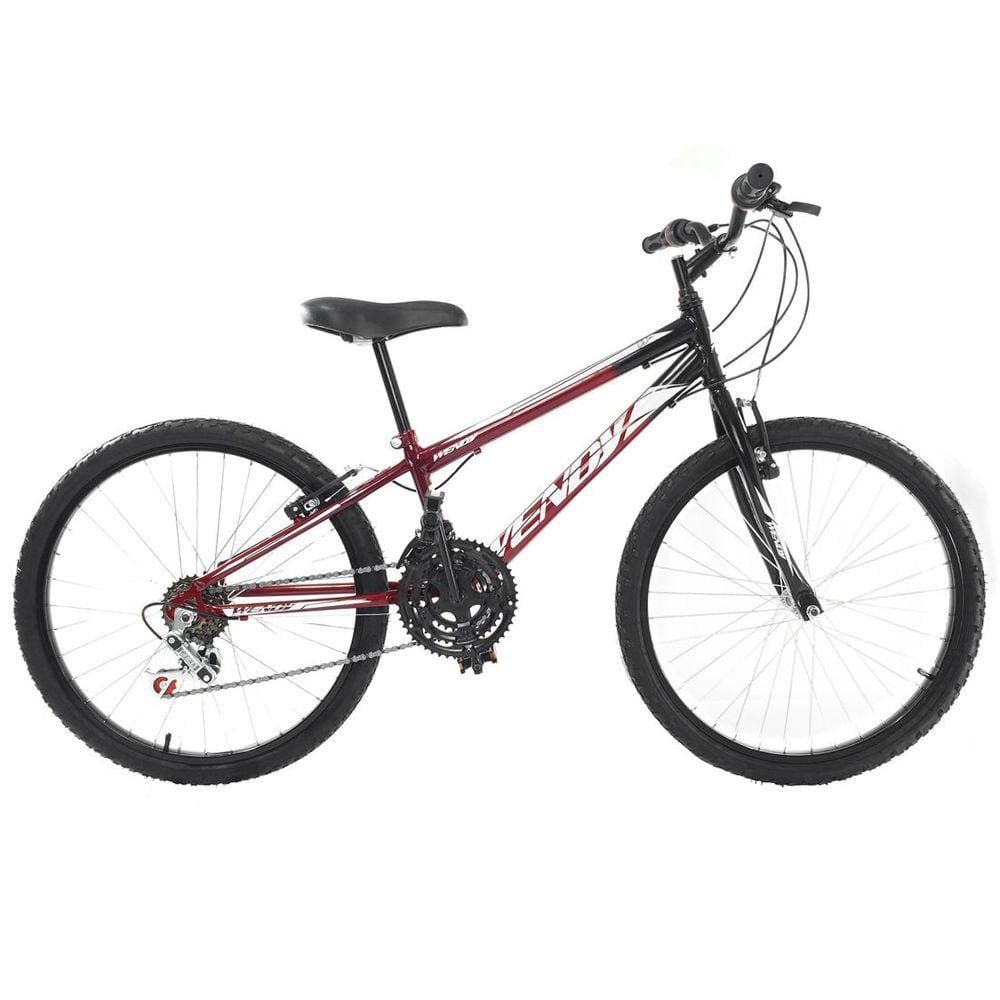 Bicicleta Aro 24 Masc Infantil Wendy Freio V-Brake 18 Marcha