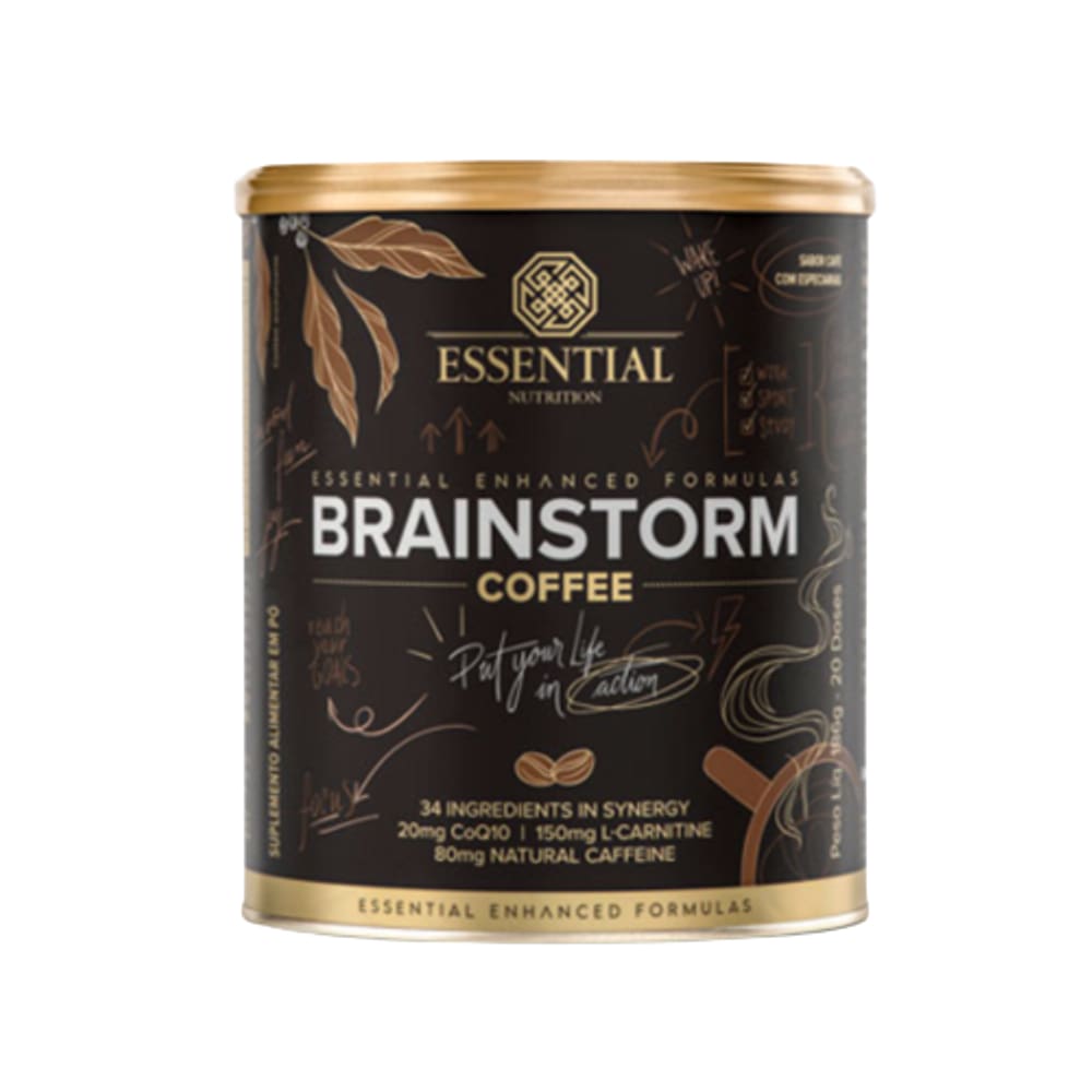 Kit 2X: Brainstorm Coffee Energy Essential Nutrition 186g