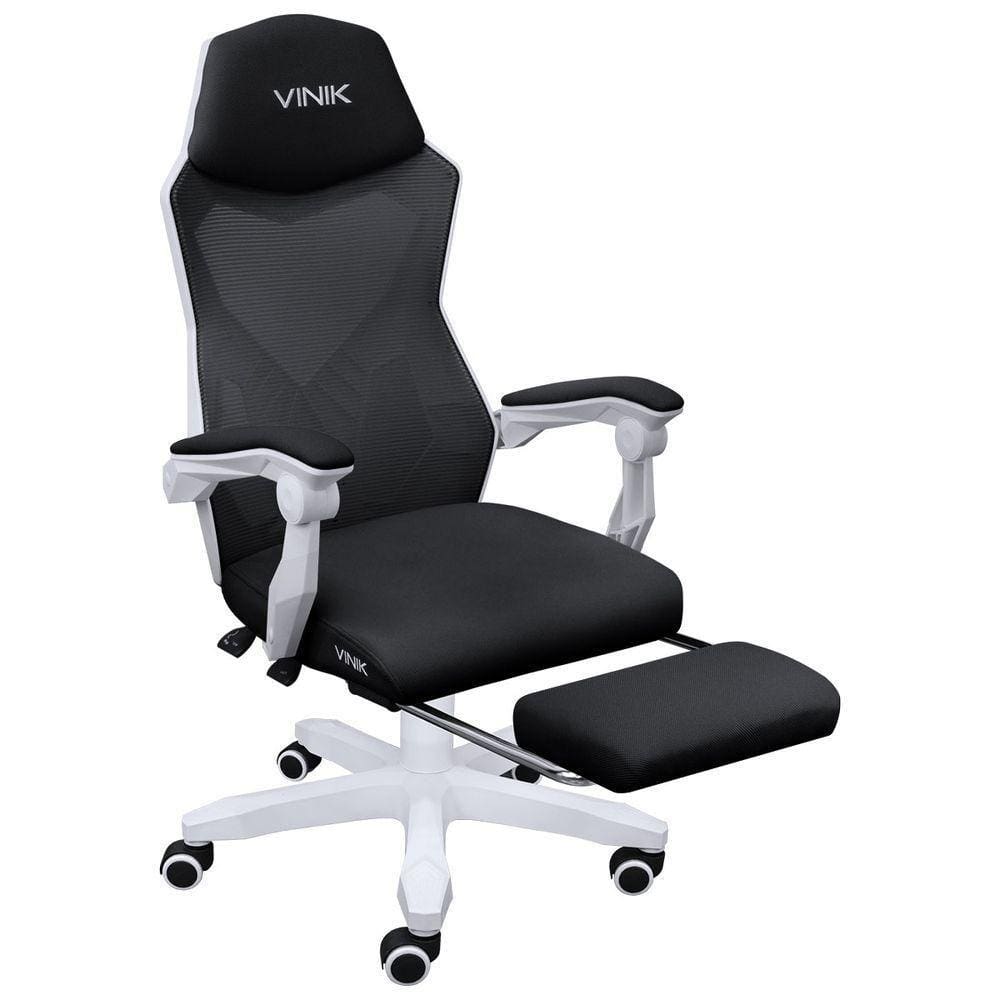 Cadeira Gamer Rocket Preta Com Branco Cgr10Pbc
