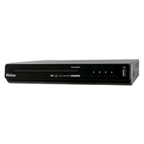 Dvd Player Philco Ph136, Entrada Hdmi, Black Friday