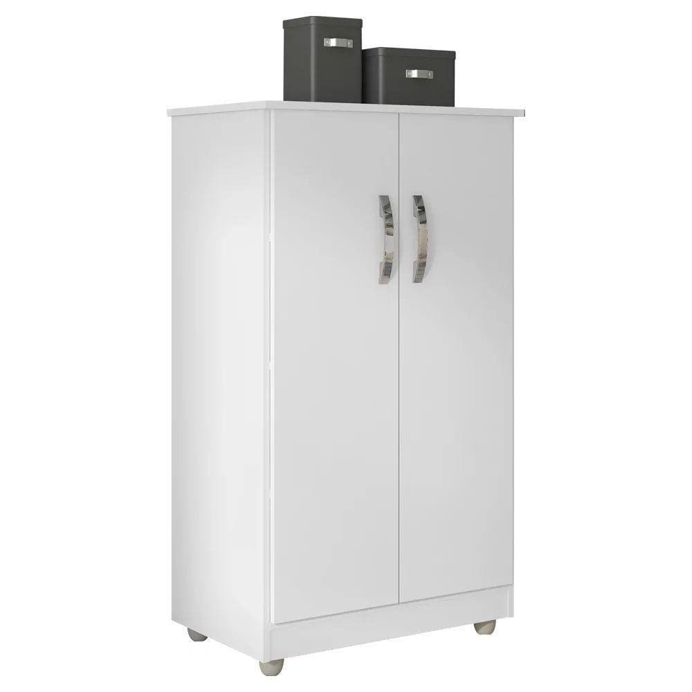 Armário Multiuso Organizador Rosana 2 Portas Branco