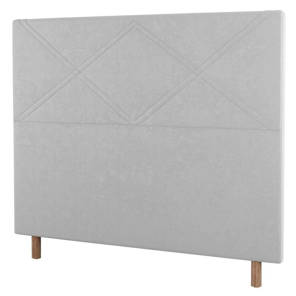 Cabeceira Cama Box Casal Cairo 140cm Corano Branco