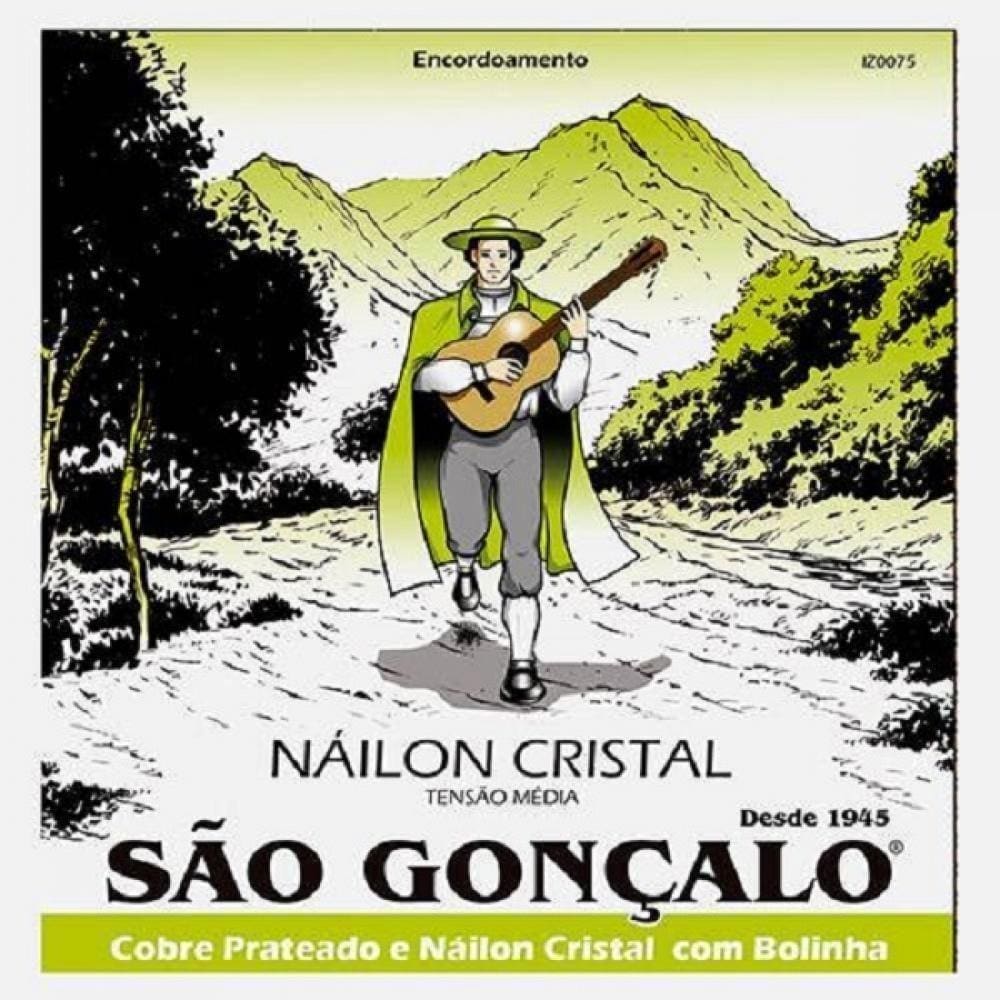 Encordoamento P/ Violão Nylon São Gonçalo 11039 Tensão Média