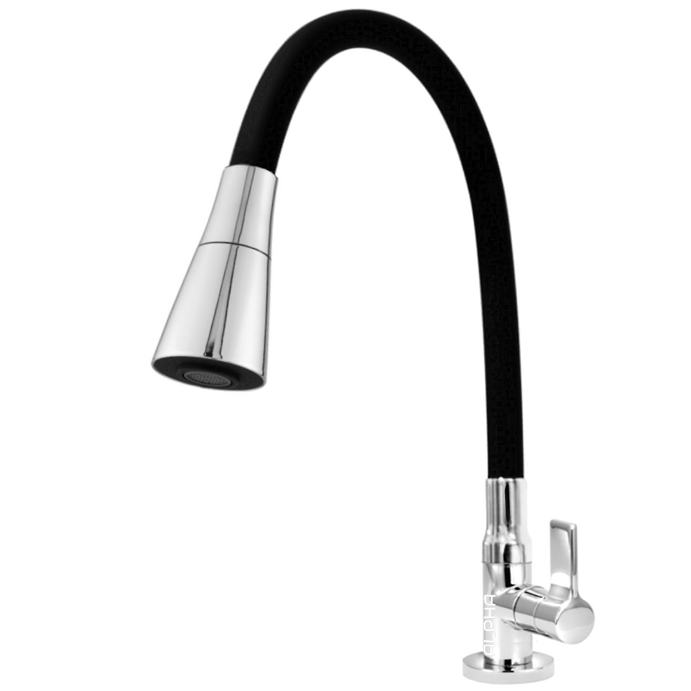 Torneira Cozinha Mesa Gourmet Cônico Preta / Cr 2169 C-65