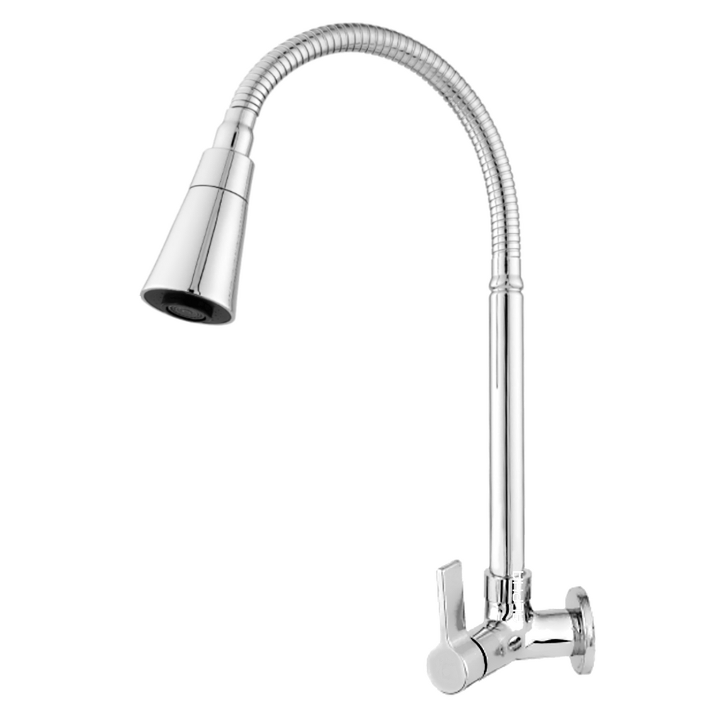 Torneira Cozinha Parede Gourmet Cônico Cromado 1168 C-65