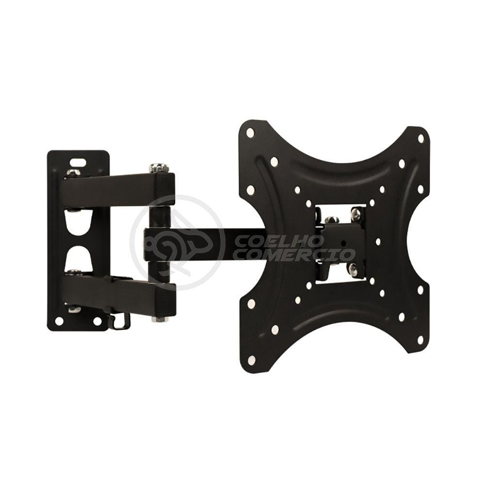 Suporte de TV Articulado para Painel e Parede LED LCD Plasma Oled 3D de 14" à 42" Polegadas 302W