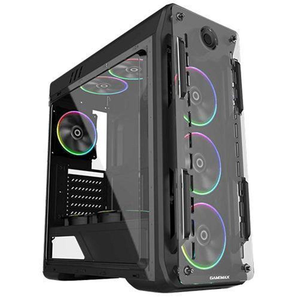 GABINETE GAMER INFINIT M908 RGB PRETO GAMEMAX