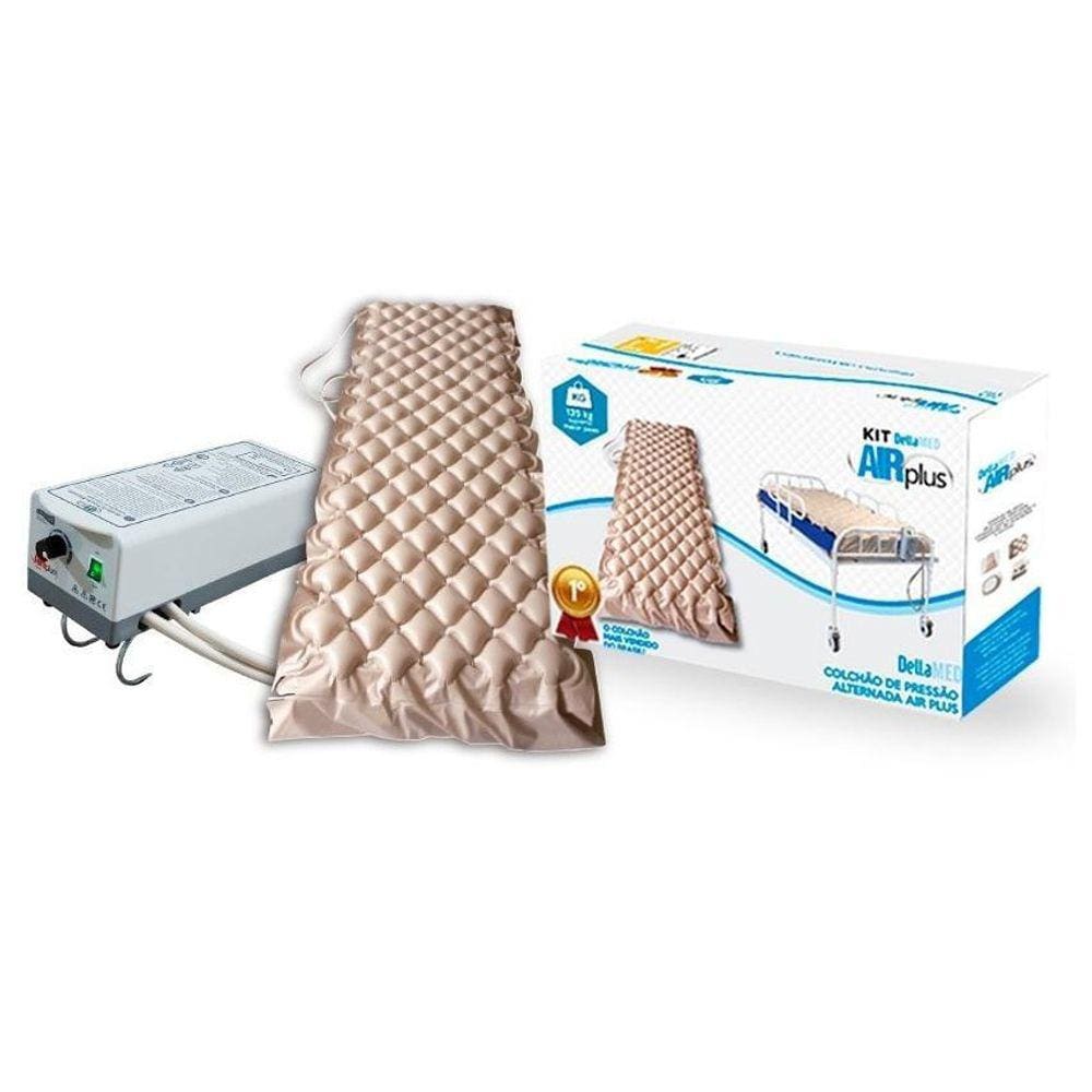 Colchão Pneumático Hospitalar Anti Escaras 220V Dellamed